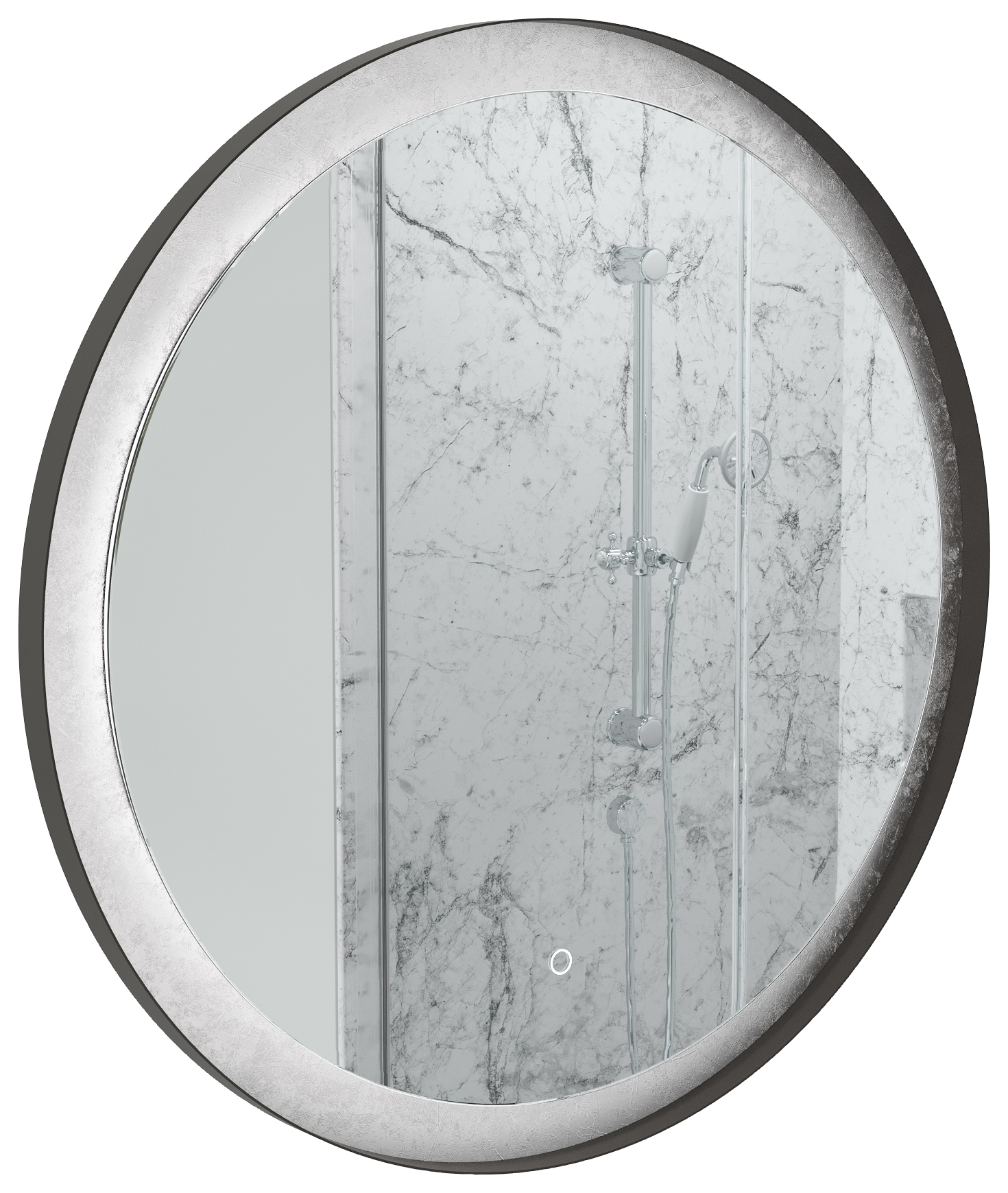 Sensio Hebe Silver Backed Colour Changing LED Bathroom Mirror - 800mm