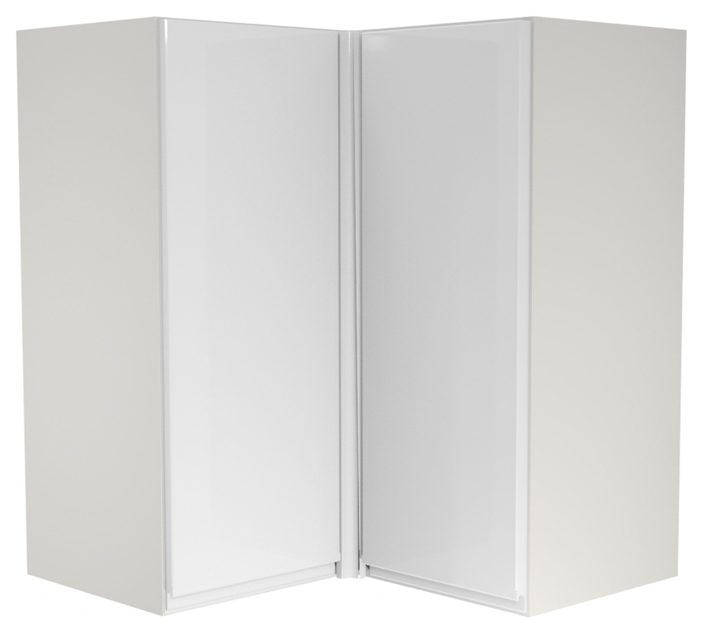 Wickes Madison White L-Shape Corner Wall Unit - 625mm