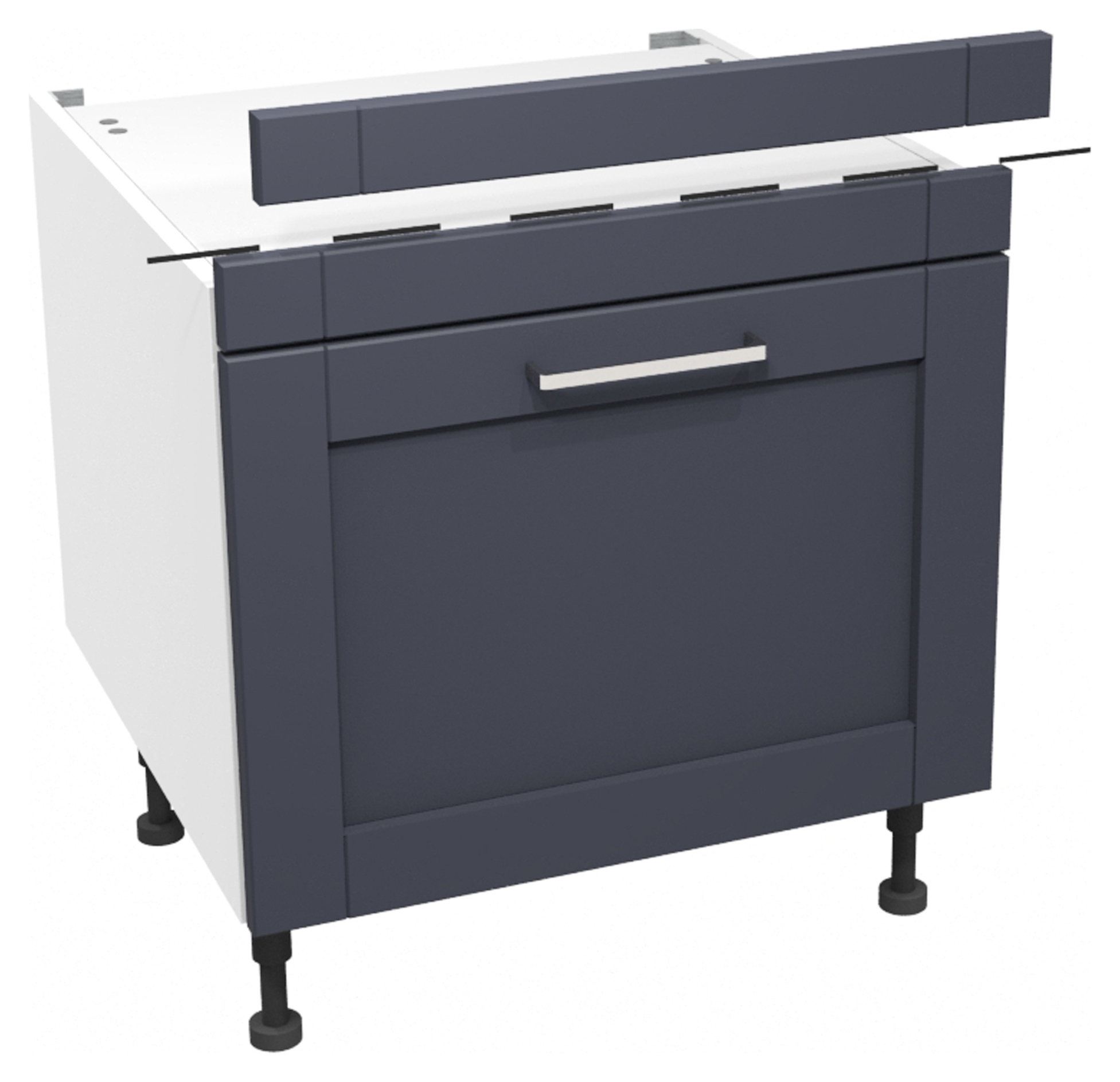 Wickes Ohio Navy Belfast Sink Base Unit - 600mm