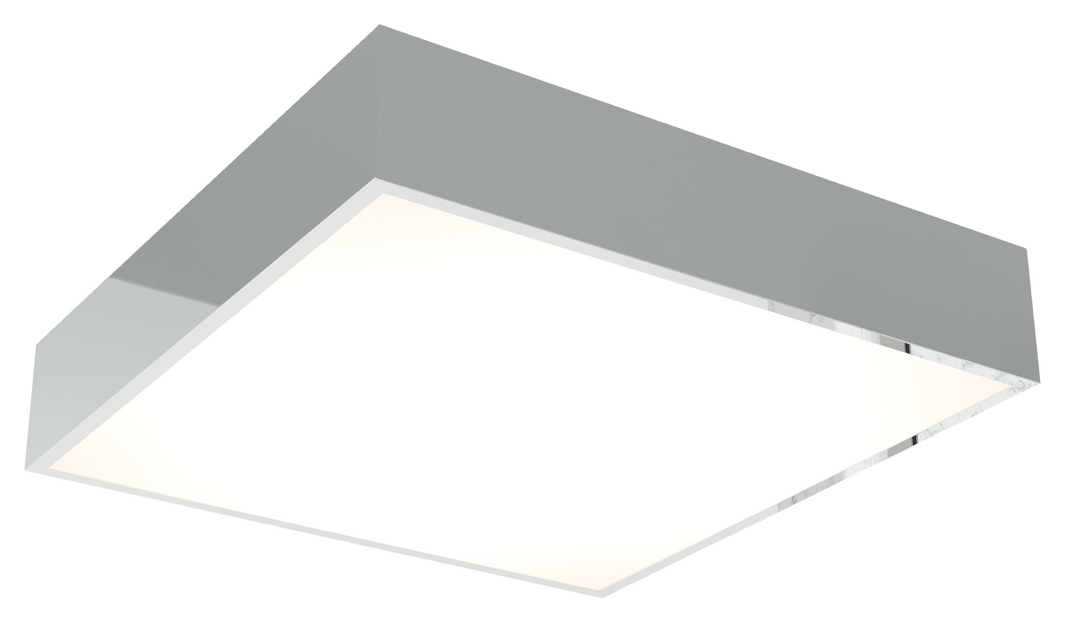 Image of Sensio Arya Square Bathroom Ceiling Light - Chrome