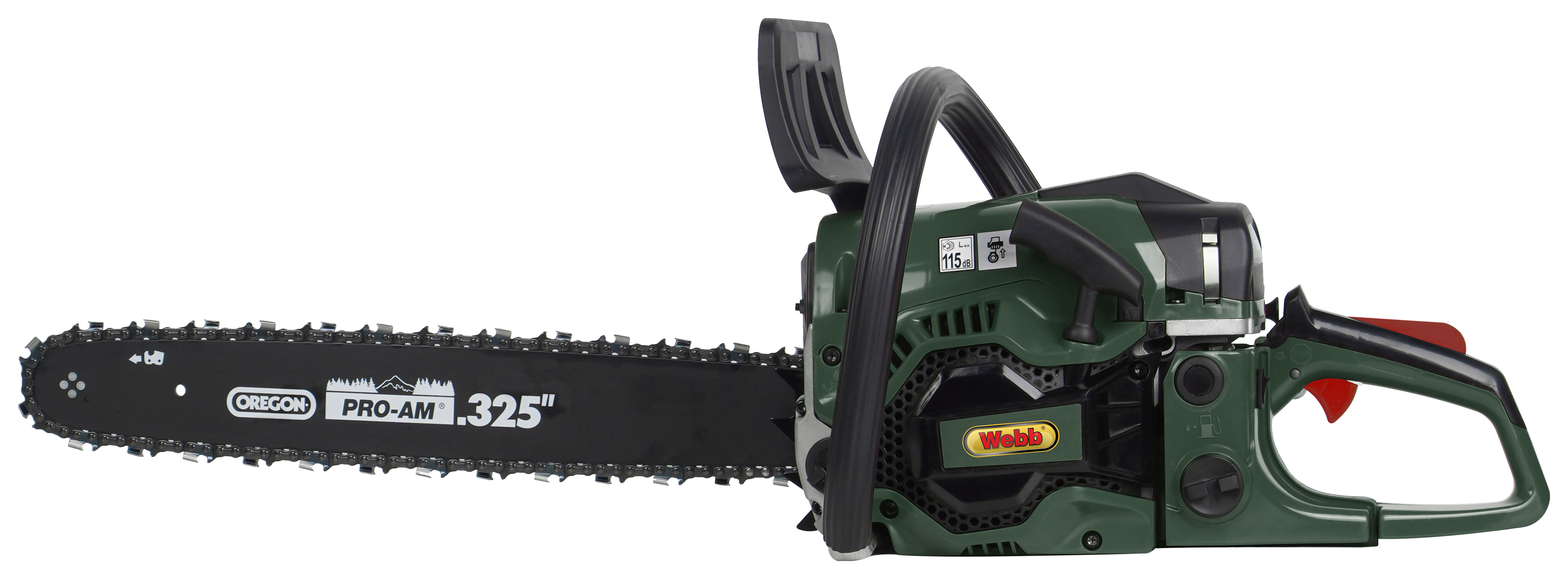 Image of Webb WEPCS16 45cc Petrol Chainsaw - 40cm