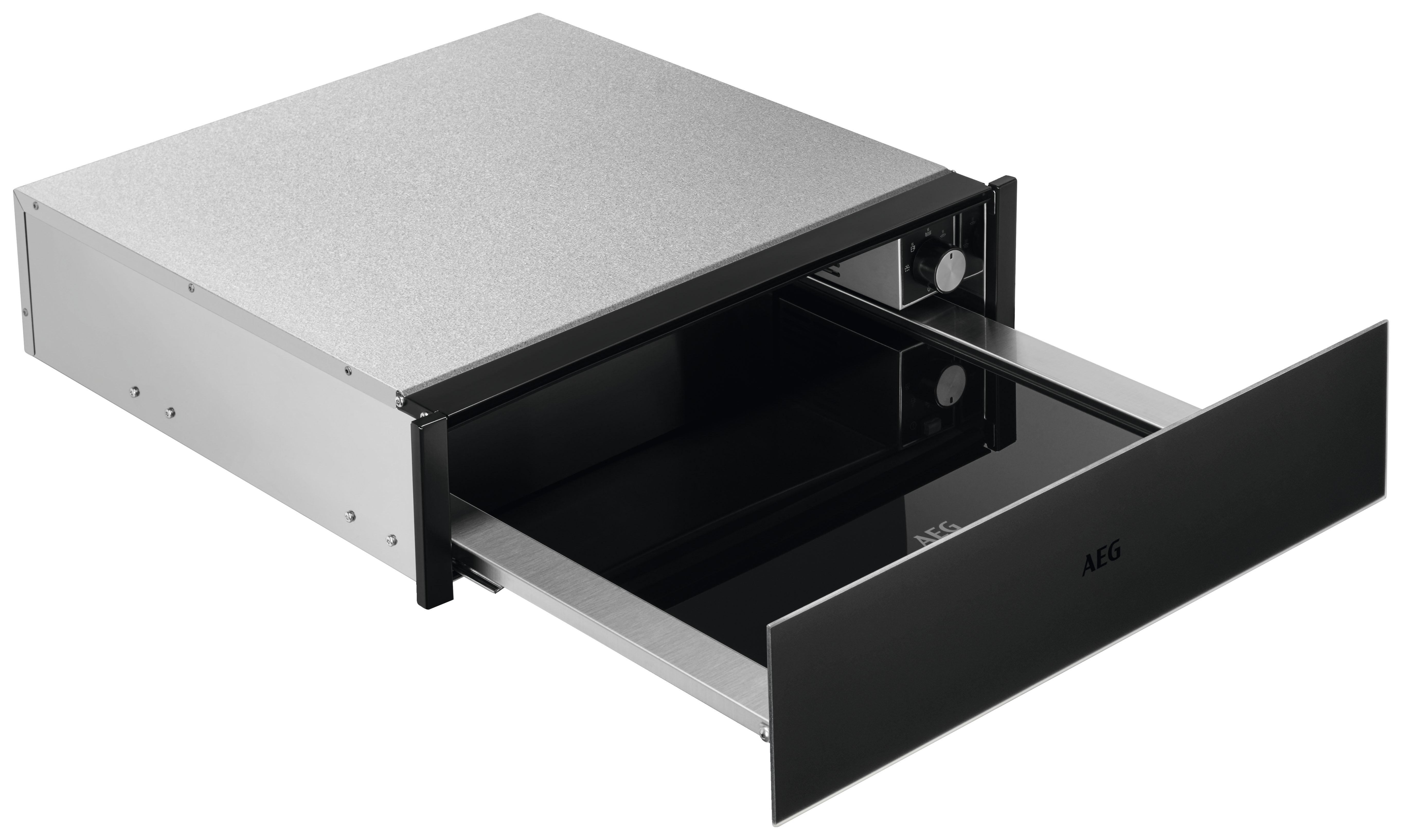 AEG KDK911424T 14cm Warming Drawer - Matt Black