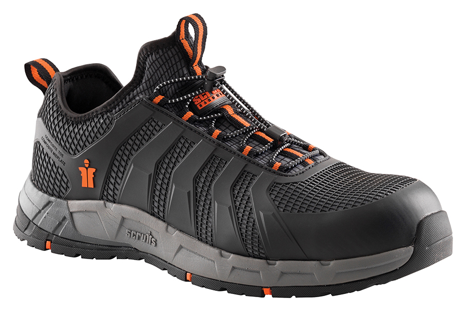 Scruffs Argon Safety Trainers - Black - Size 11