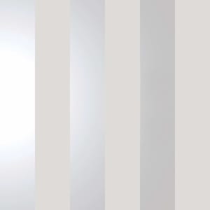 Holden Decor Dillan Stripe Grey & Silver Wallpaper - 10.05m x 53cm