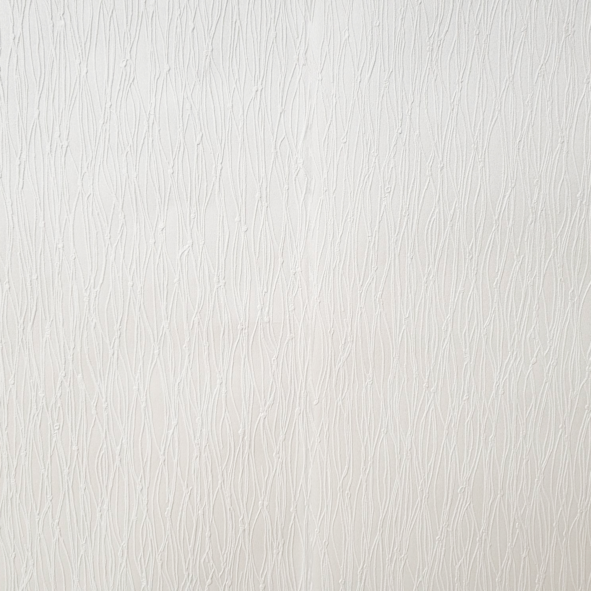 Image of Holden Decor Siena Texture White Heavy Weight Vinyl Wallpaper - 10.05m x 53cm