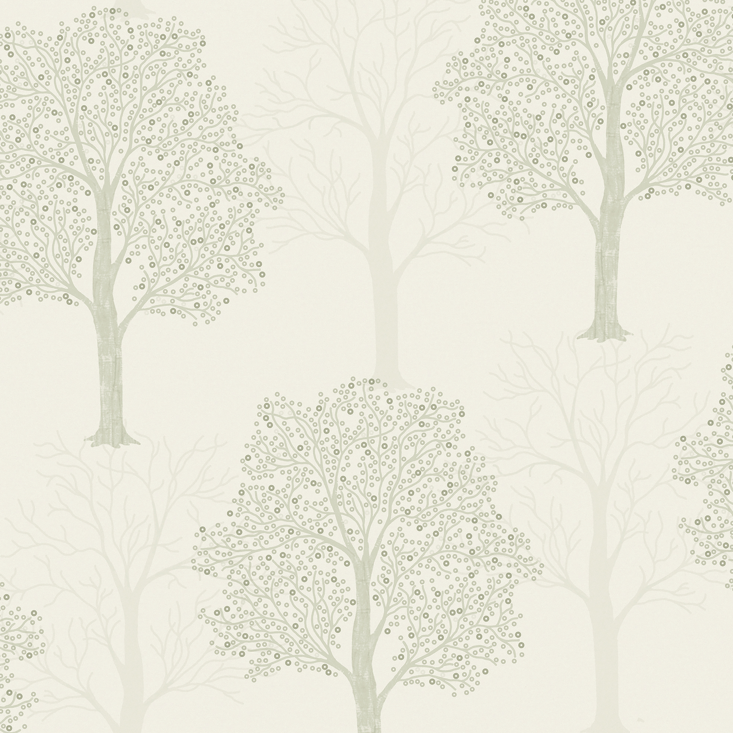 Holden Decor Opus Vinyl Ornella Cream Wallpaper - 10.05m x 53cm