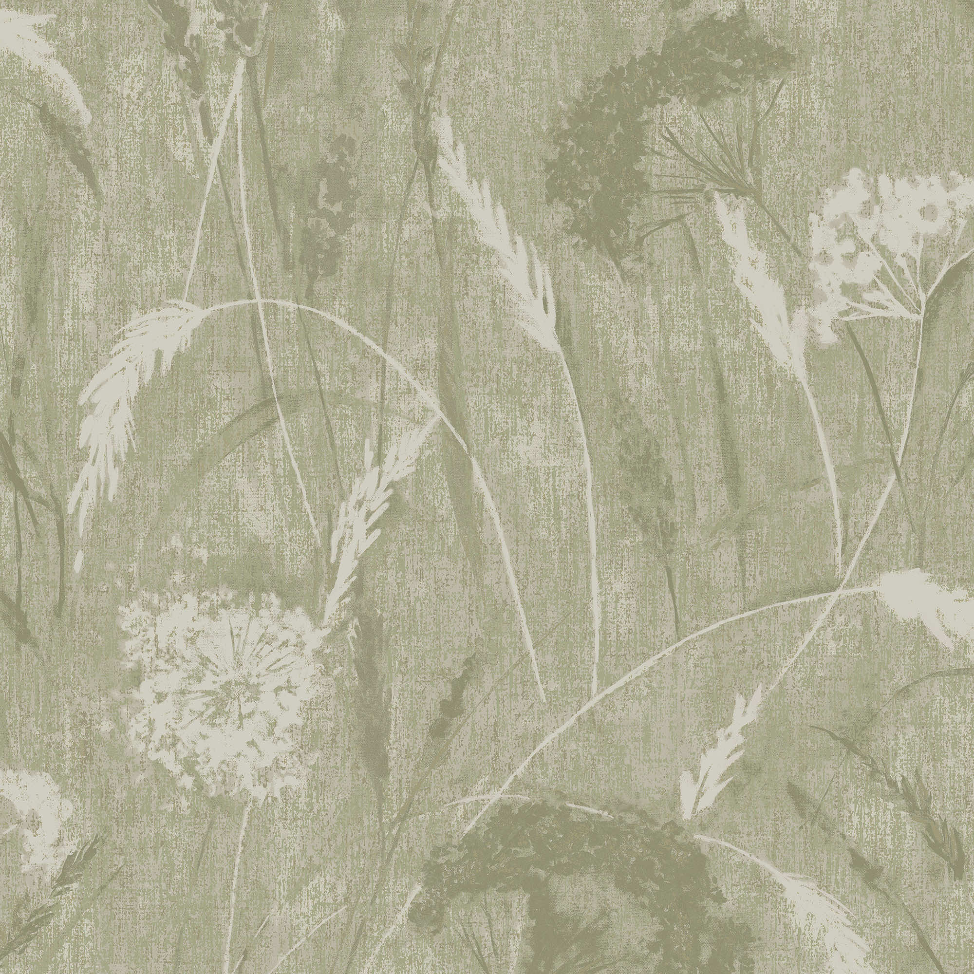 Holden Decor Pappus Sage Wallpaper - 10.05m x