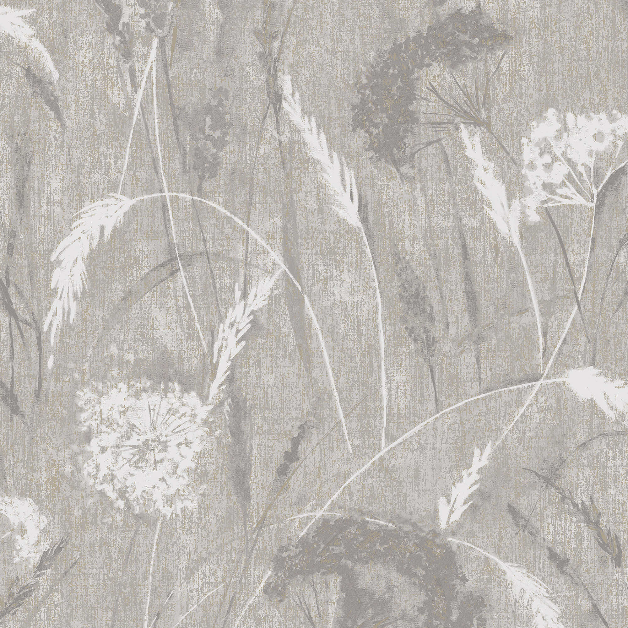 Holden Decor Pappus Grey Wallpaper - 10.05m x 53cm