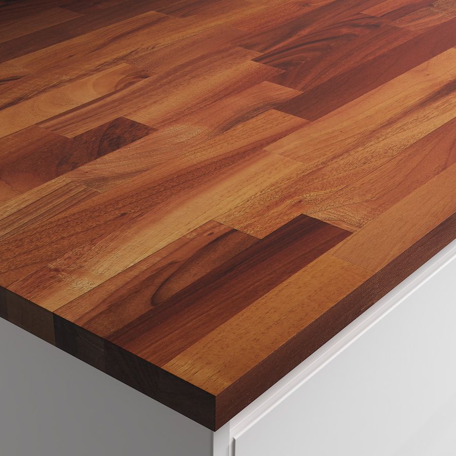 Wickes Solid Wood Worktop - European Walnut 600 x 27mm x 3m