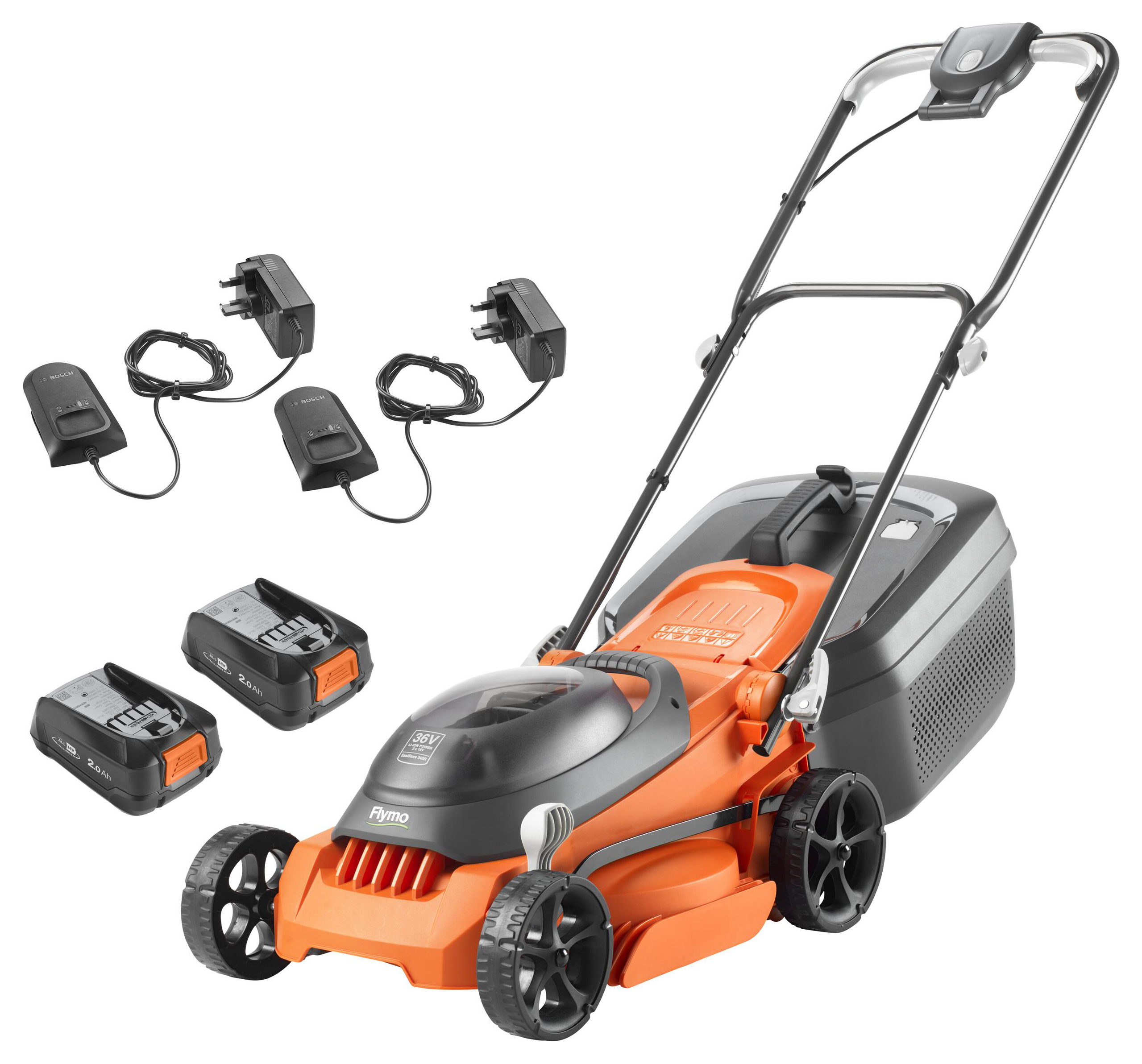 Image of Flymo Easistore 340R Cordless Rotary Lawnmower - 36V