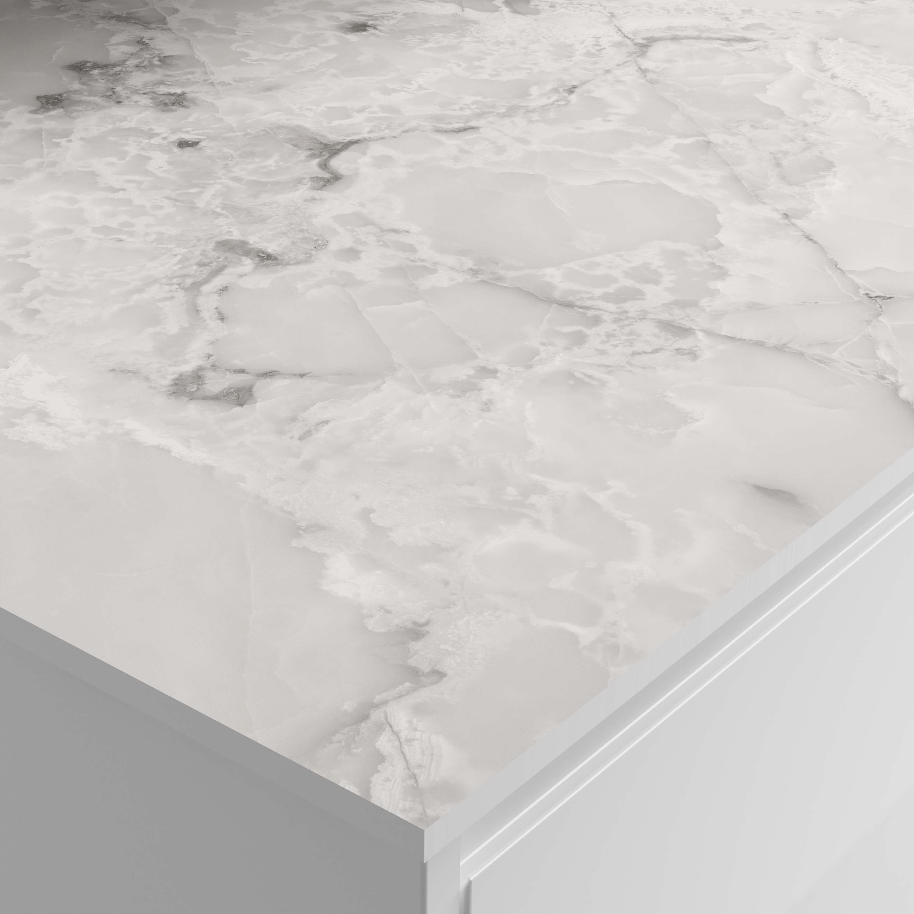 Image of Stratus Grey Onyx Compact Upstand - 3050 x 100 x 12mm