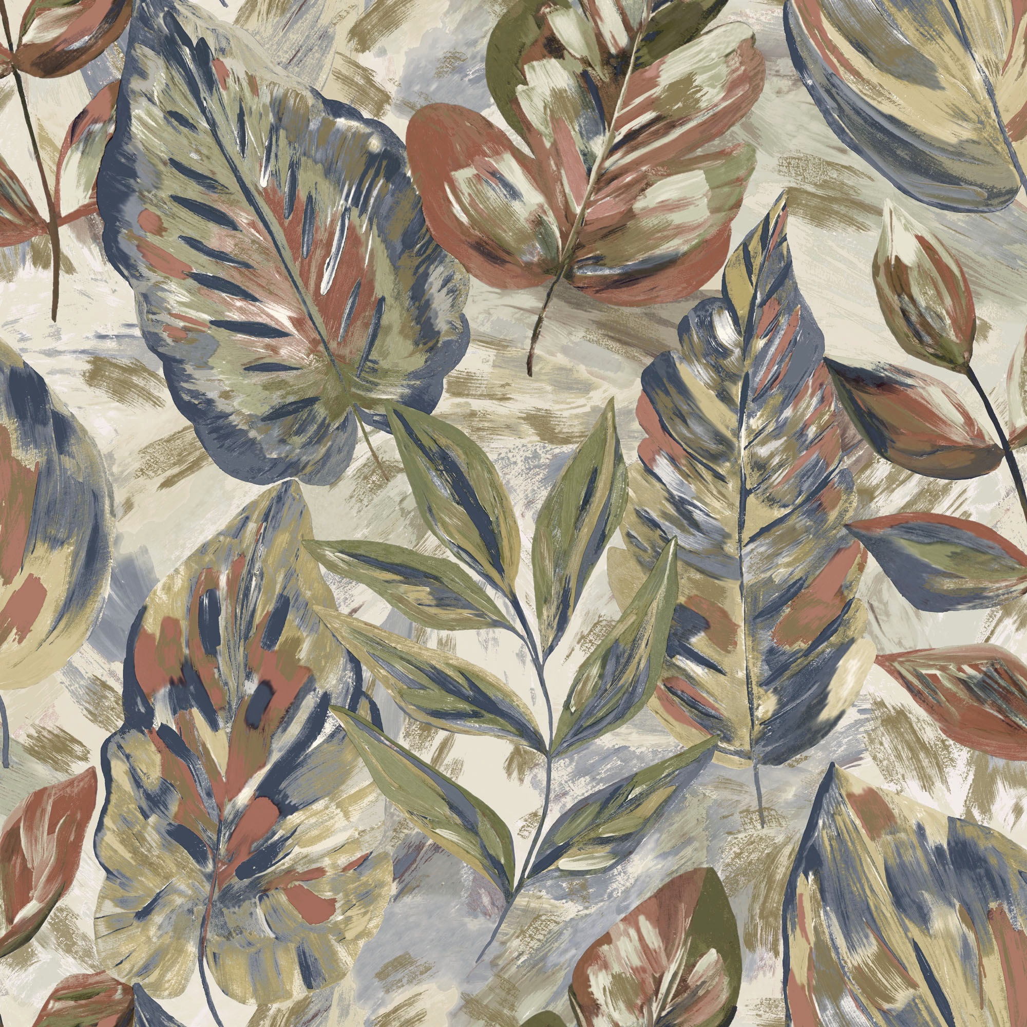 Image of Holden Decor Aralia Beige Wallpaper - 10.05m x 53cm