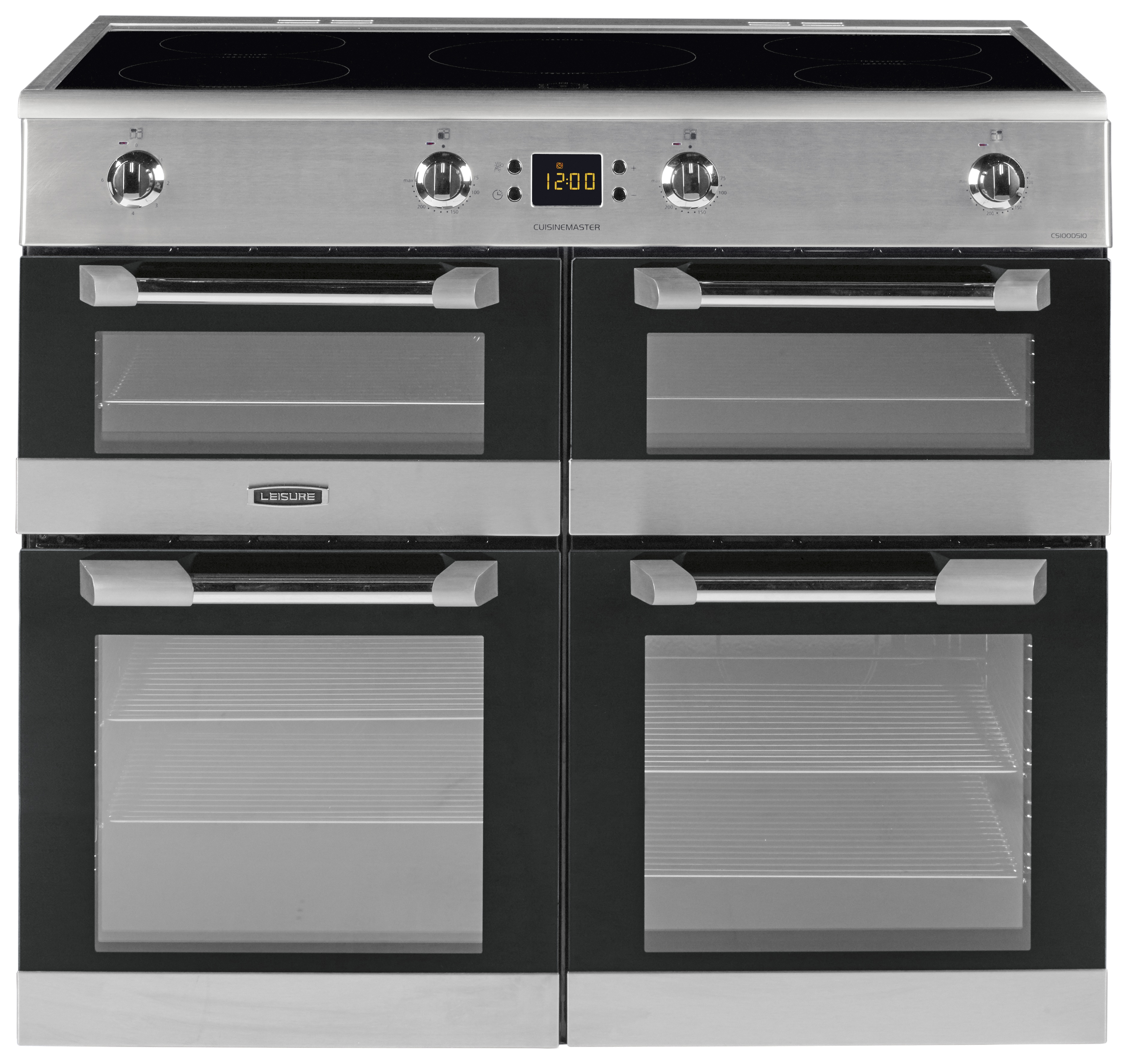 Image of Leisure Cuisinemaster 100cm Induction Range Cooker - Stainless Steel