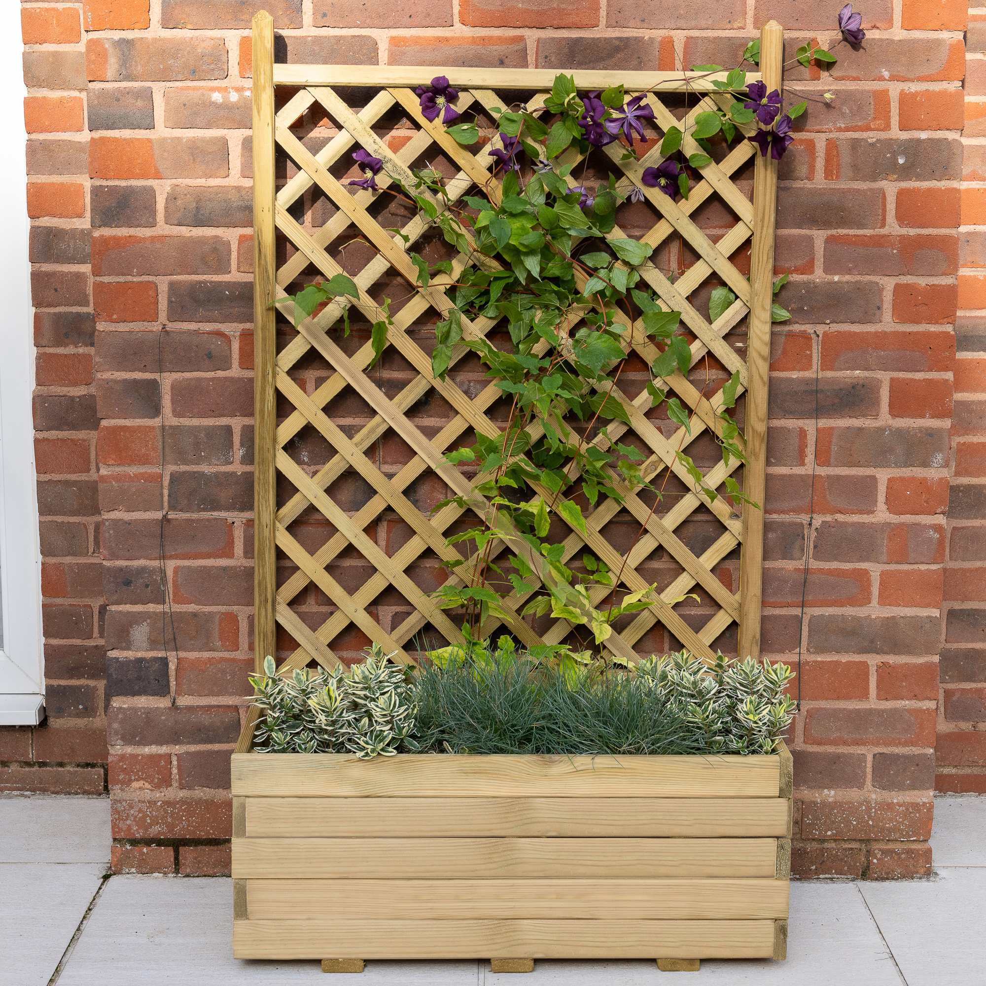 Forest Garden Trellis Planter - 800 x 400 x 1370mm