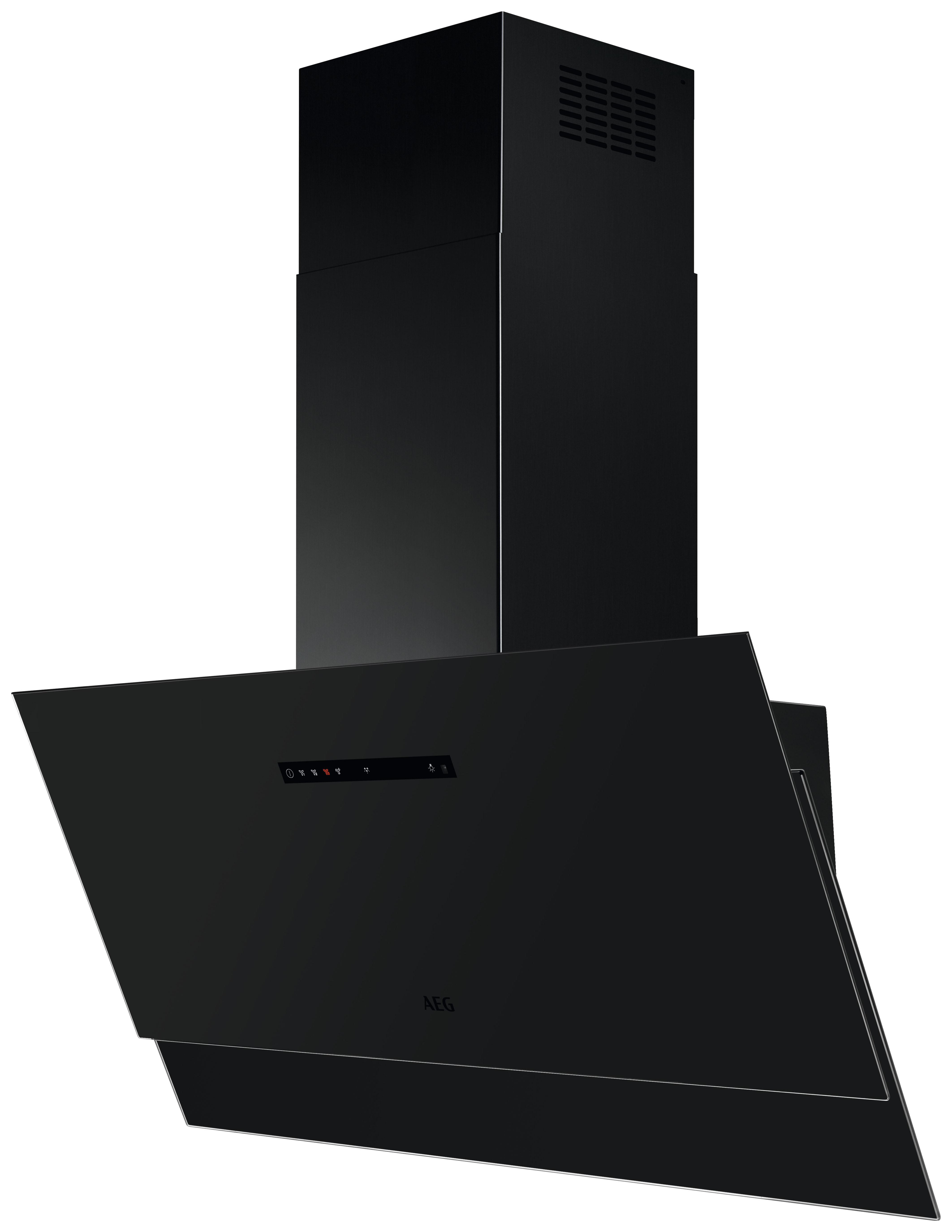 Image of AEG DVE5971HR 90cm Glass Screen Hood - Matt Black