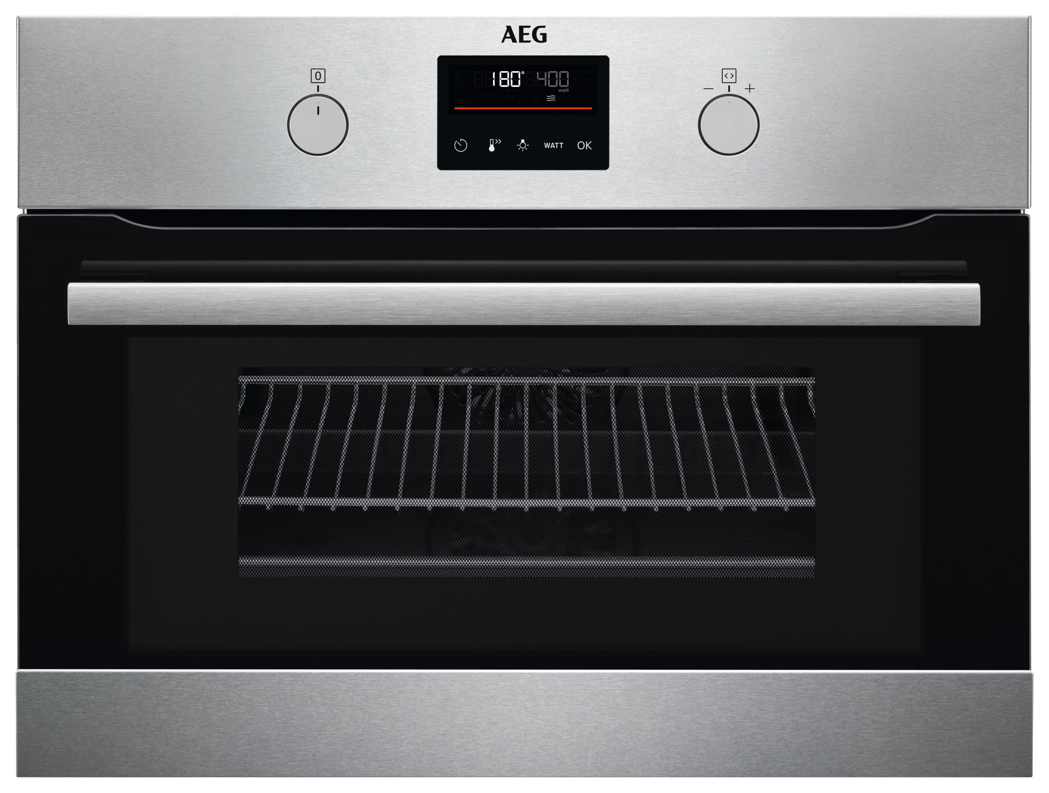 Image of AEG KMK365060M 8000 Series Convection Oven with Microwave - Stainless Steel