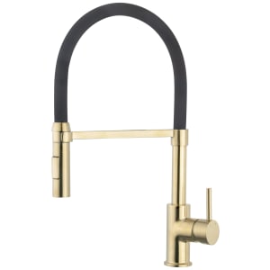 Image of Wickes Faro Pull Out Tap - Brass