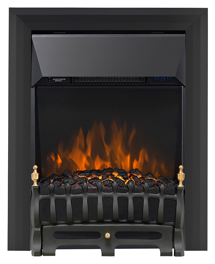 Image of Focal Point Blenheim Black LED Electric Inset Fire