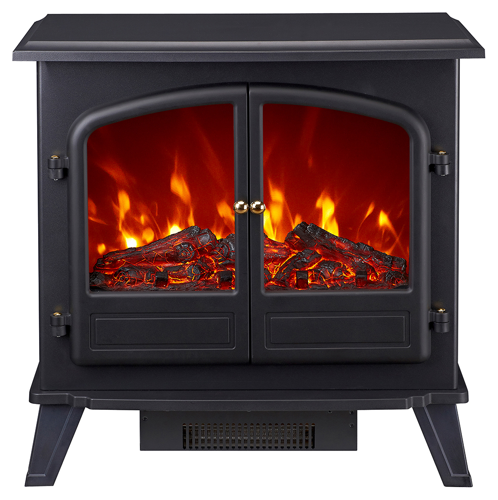 Focal Point Weybourne Black LED Electric Stove