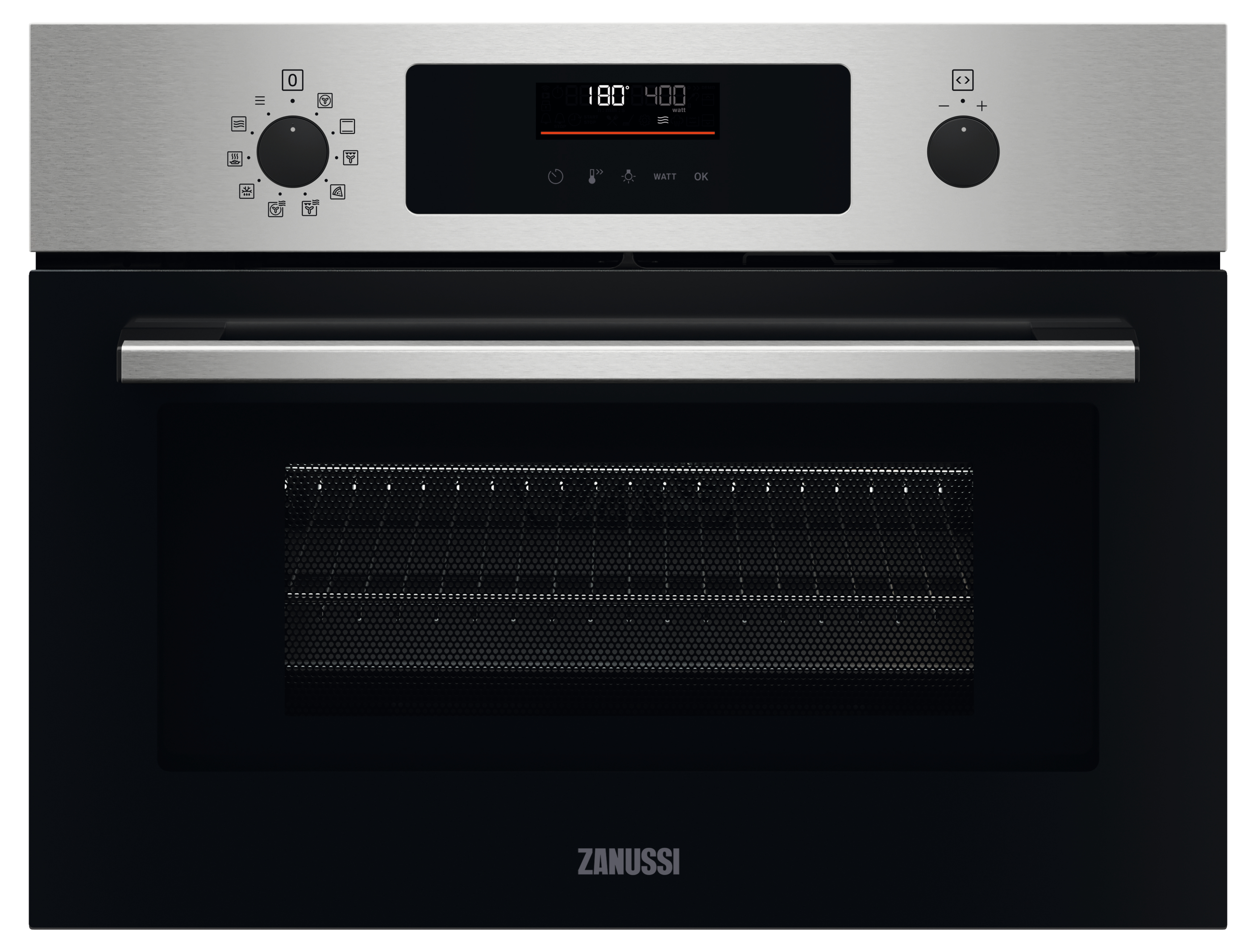 Zanussi ZVENM6XN Compact Oven with Microwave - Stainless Steel