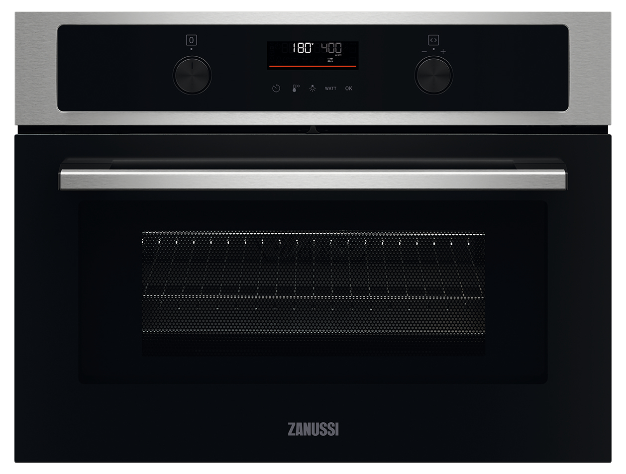 Image of Zanussi ZVENM7XN Combination Compact Oven with Microwave - Stainless Steel