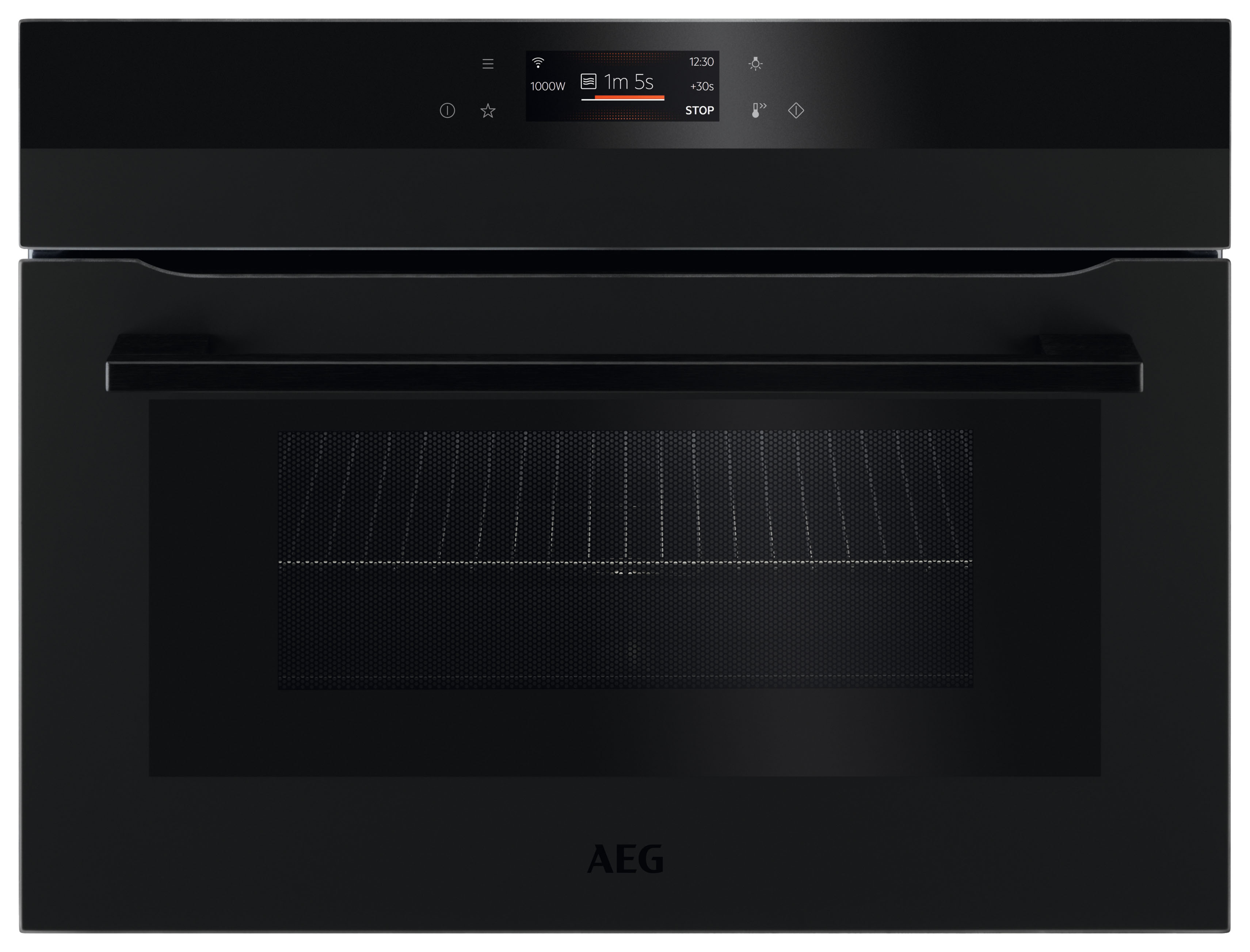 Image of AEG KMK768080T 7000 Series Compact Oven with Microwave Function - Matt Black