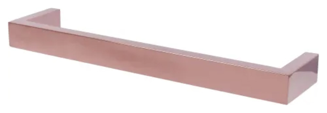 Image of Towelrads Elcot Rose Gold Dry Electric Towel Bar - 450mm