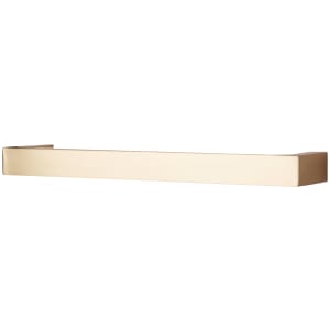 Towelrads Elcot Brushed Brass Dry Electric Towel Bar - 450mm