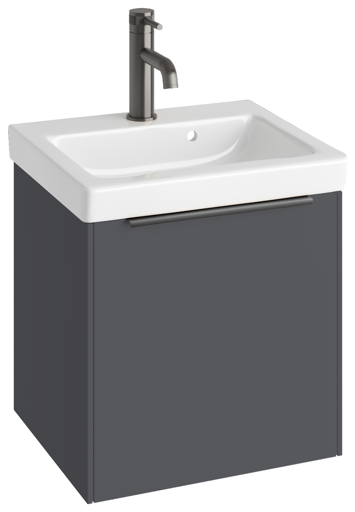 Image of Abacus Concept Matt Grey S3 Vanity Unit & Basin - 450mm