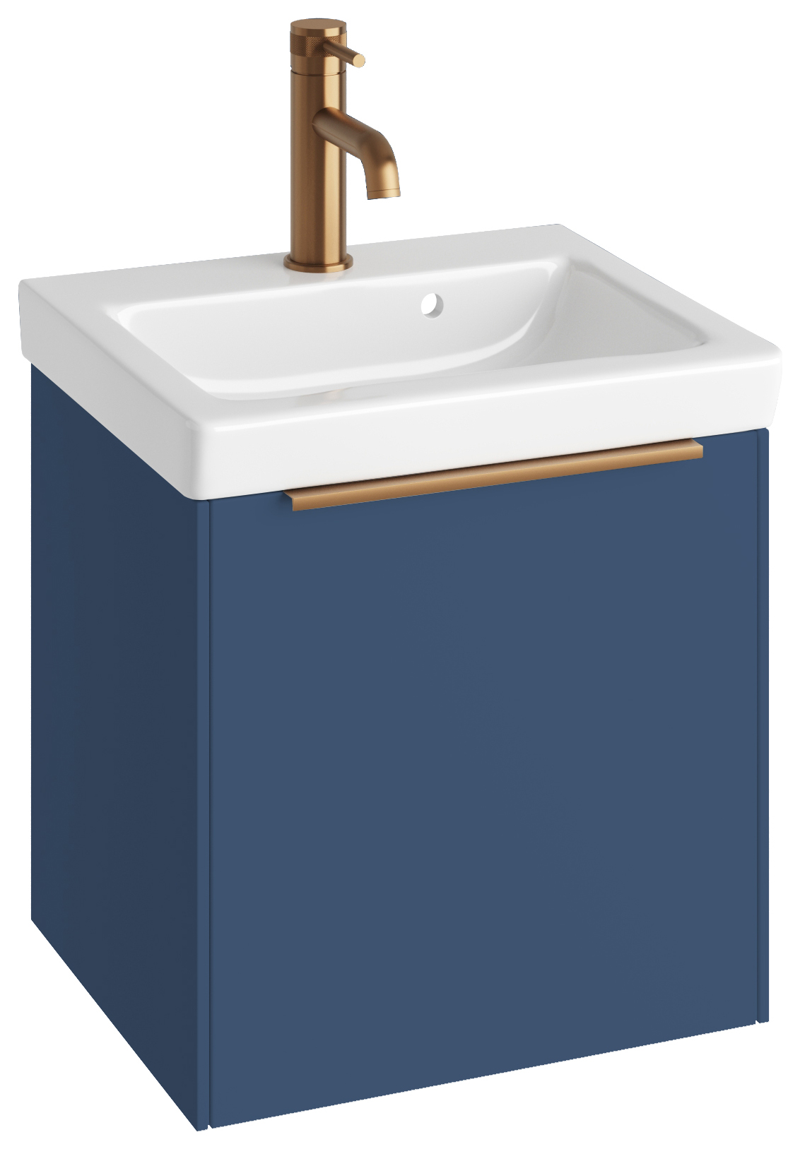 Abacus Concept Matt Blue S3 Vanity Unit & Basin - 450mm