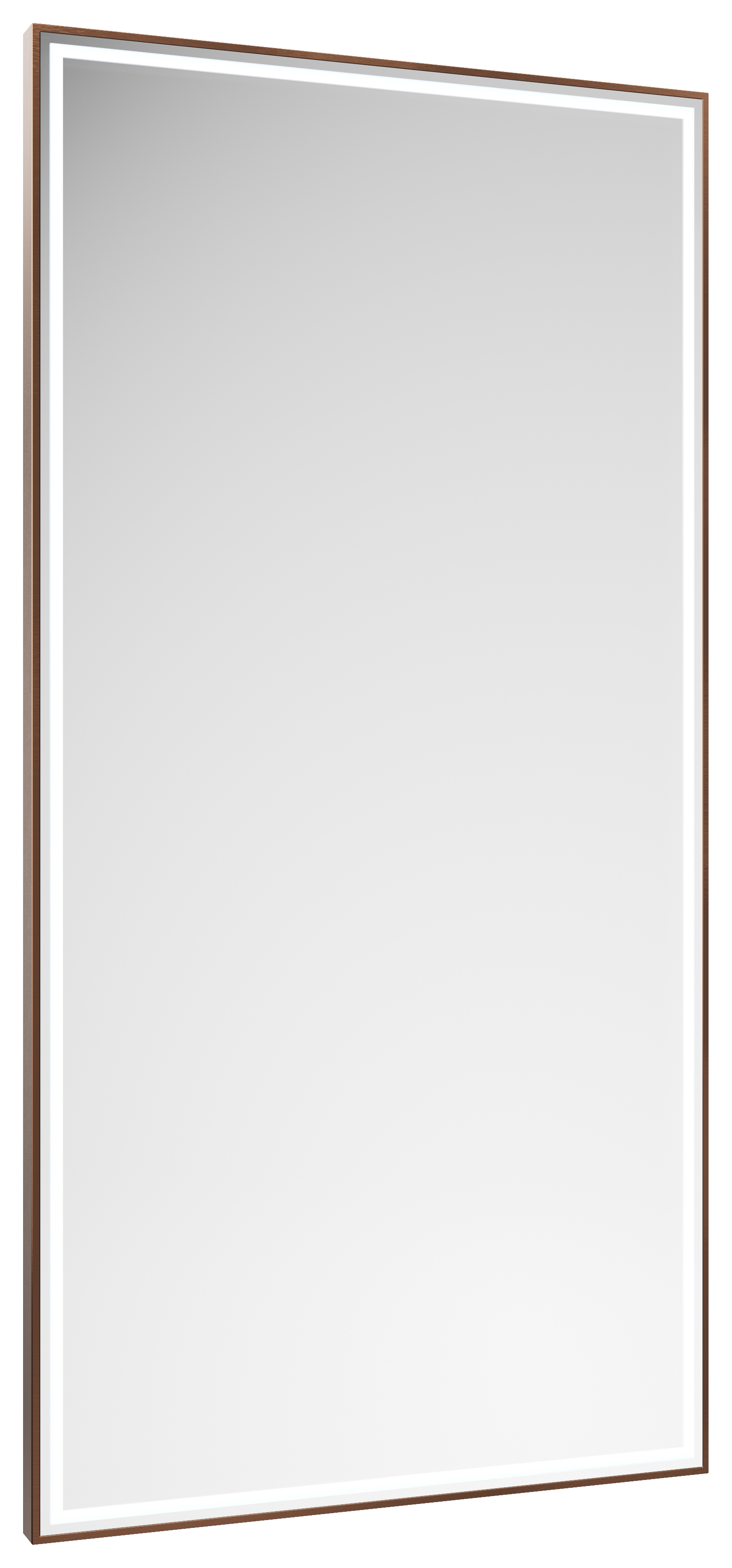 Image of Abacus Melford Bronze LED Mirror with Demister - 800 x 500mm