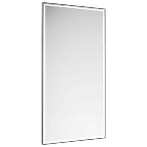 Abacus Melford Anthracite LED Mirror with Demister - 800 x 500mm