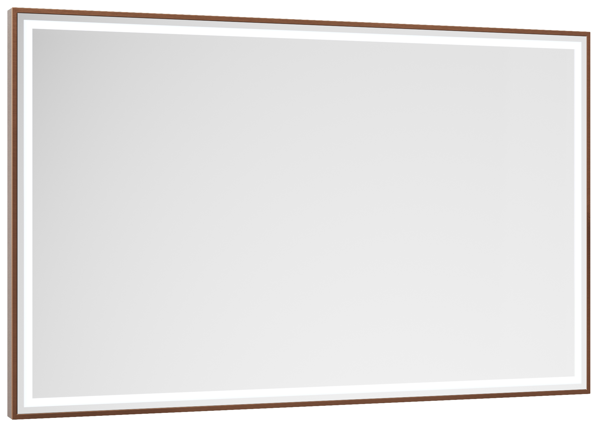 Image of Abacus Melford Bronze LED Mirror with Demister - 1200 x 600mm