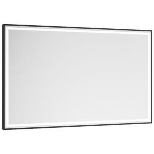 Abacus Melford Black LED Mirror with Demister - 1200 x 600mm