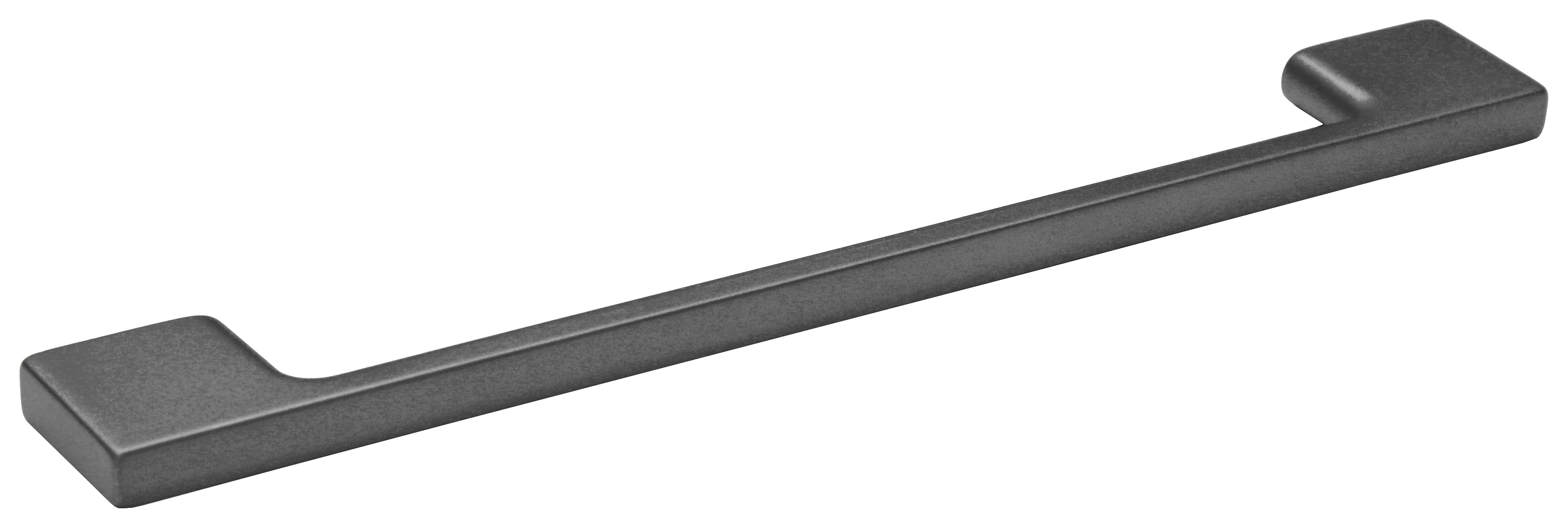 Image of Abacus Concept Shaker Matt Anthracite Bathroom Furniture Handle - Pack of 1