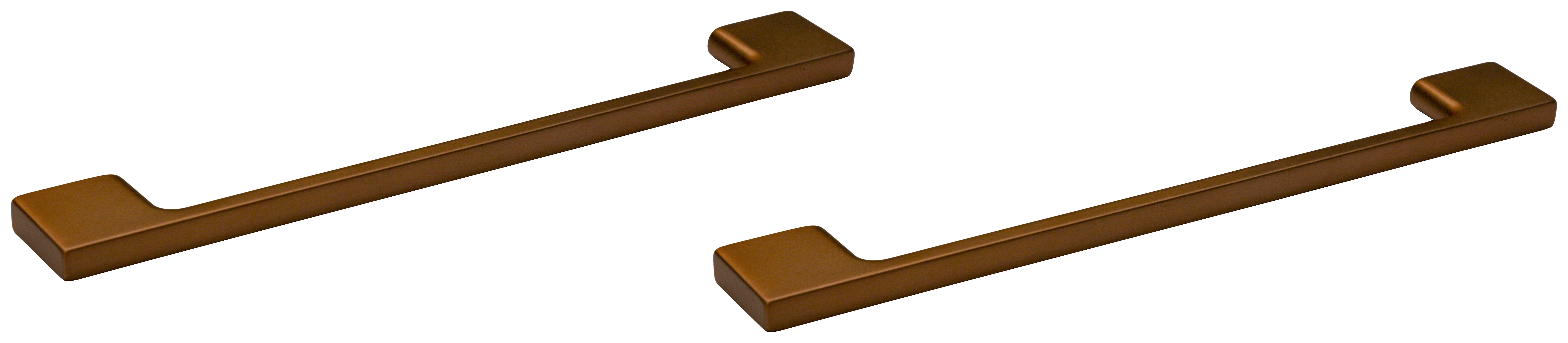 Image of Abacus Concept Brushed Bronze Bathroom Furniture Handle for Freestanding Unit - Pack of 2
