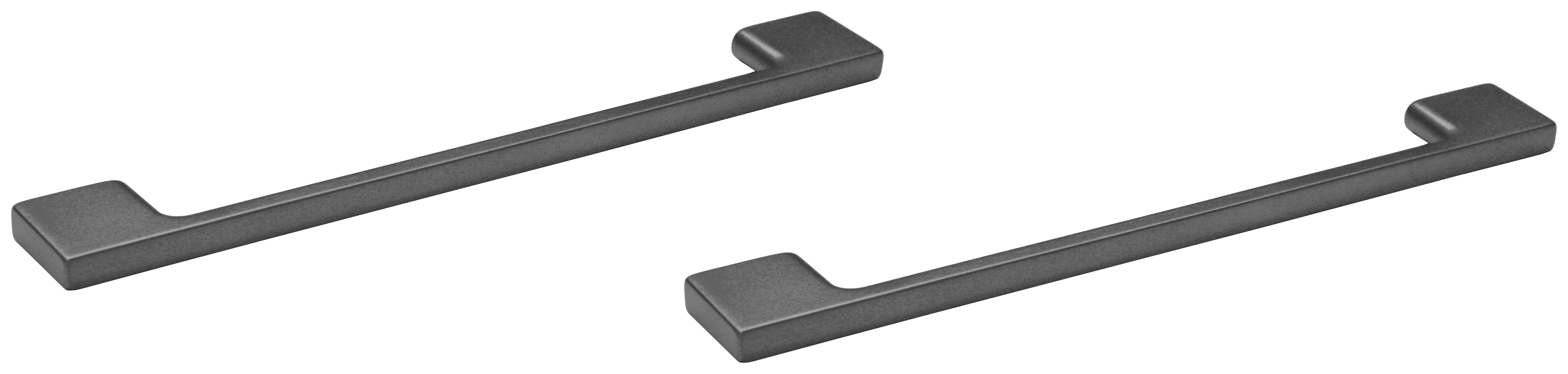 Image of Abacus Concept Matt Anthracite Bathroom Furniture Handle for Freestanding Unit - Pack of 2