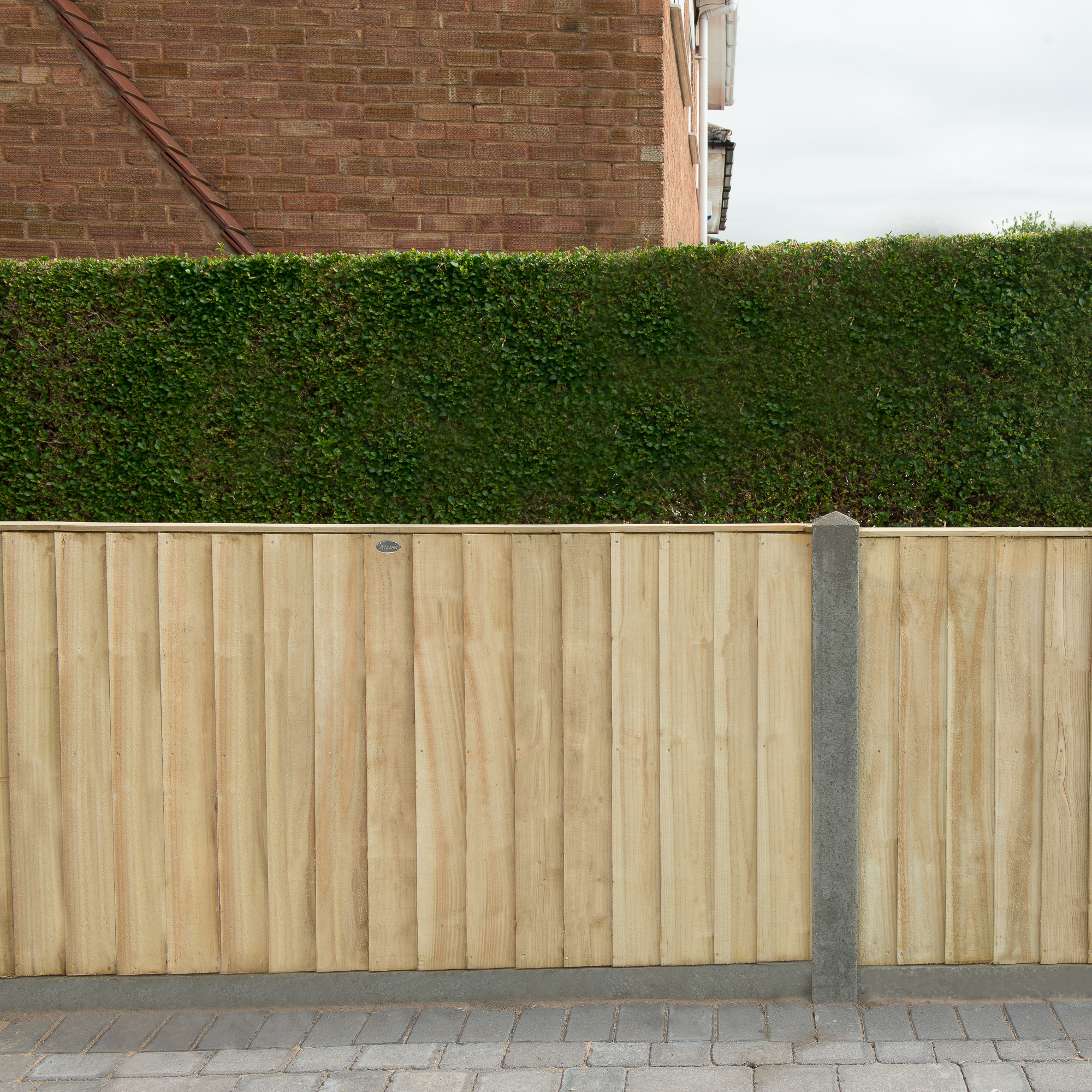 Image of Forest Garden Pressure Treated Closedboard Fence Panel - 1830 x 930mm - 6 x 3ft - Pack of 3