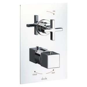 Abode Serenitie 1 Outlet Concealed Thermostatic Shower Valve - Chrome