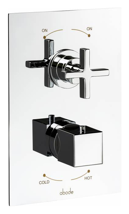 Abode Serenitie 2 Outlet Concealed Thermostatic Shower Valve - Chrome
