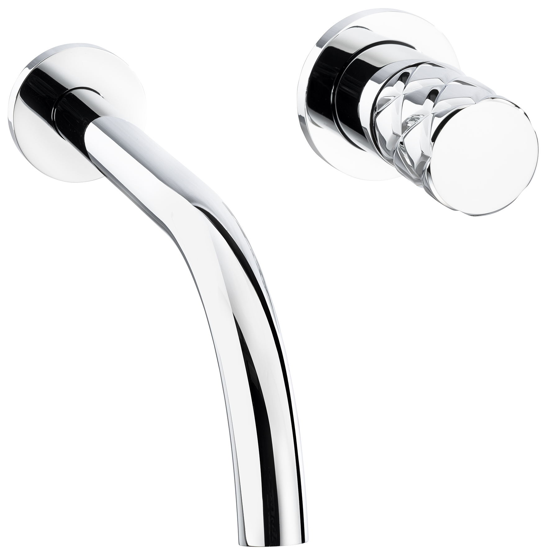 Abode Kite Wall Mounted Basin Mixer Tap - Chrome