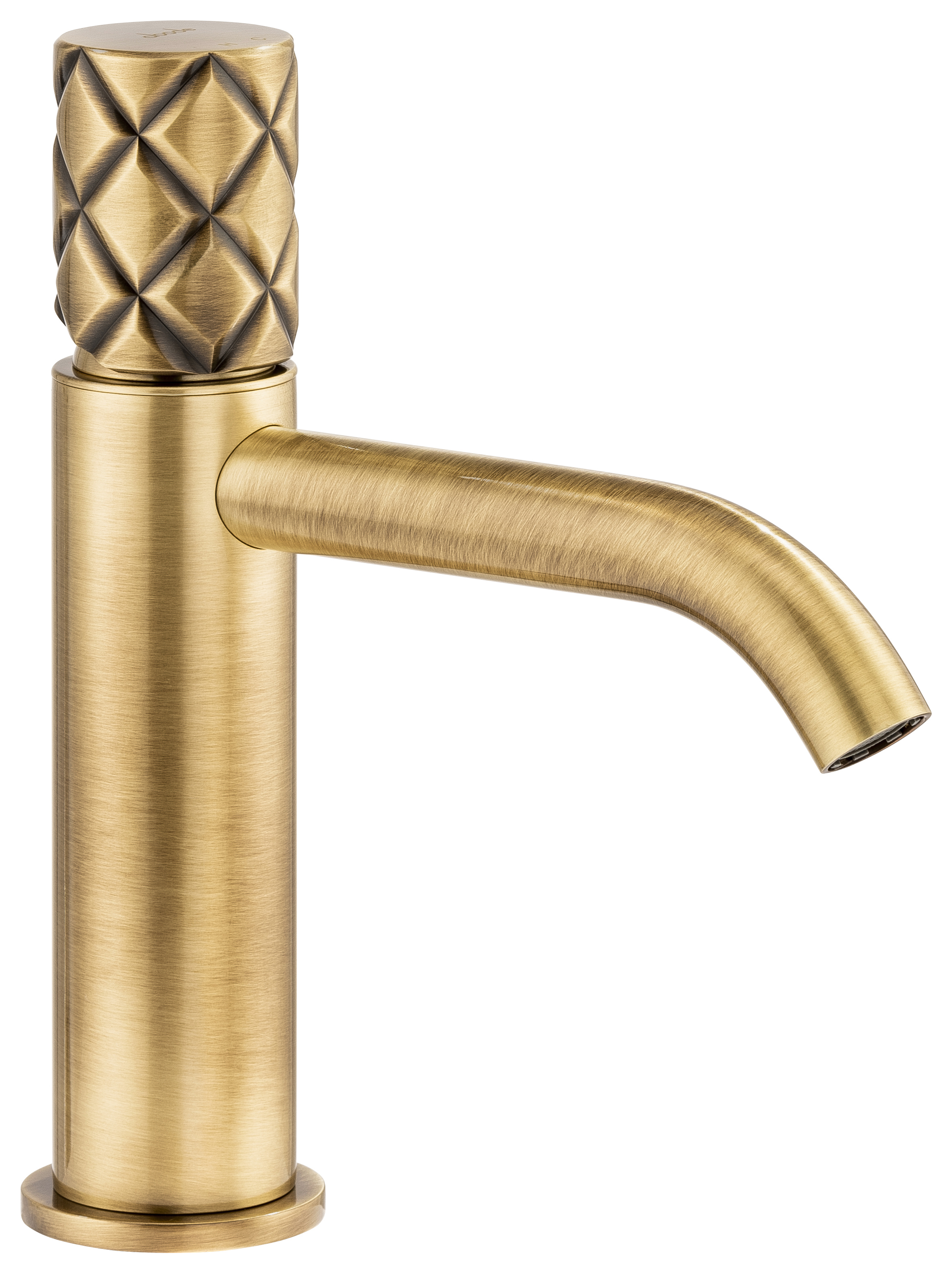 Image of Abode Kite Basin Mixer Tap - Antique Brass