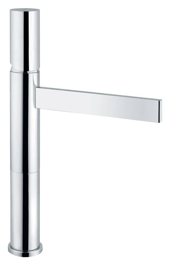 Abode Cyclo Tall Monobloc Basin Mixer Tap Chrome Wickes.co.uk