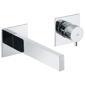Abode Cyclo Wall Mounted 2 Hole Bath Filler Tap Chrome
