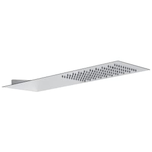 Abode Storm Slimline 3mm Wall Mounted Square Edge Shower Head - 500 x 250mm