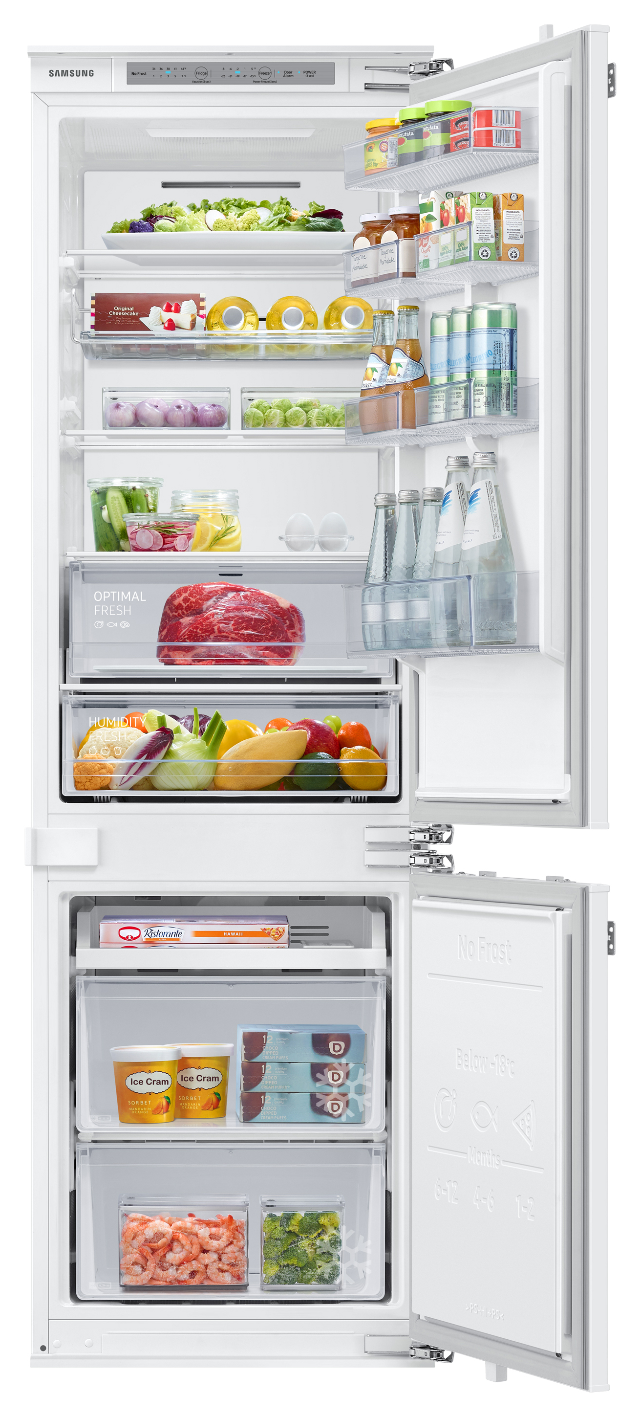 Samsung BRB26615EWW/EU Built In Fridge Freezer with SpaceMax Technology - White