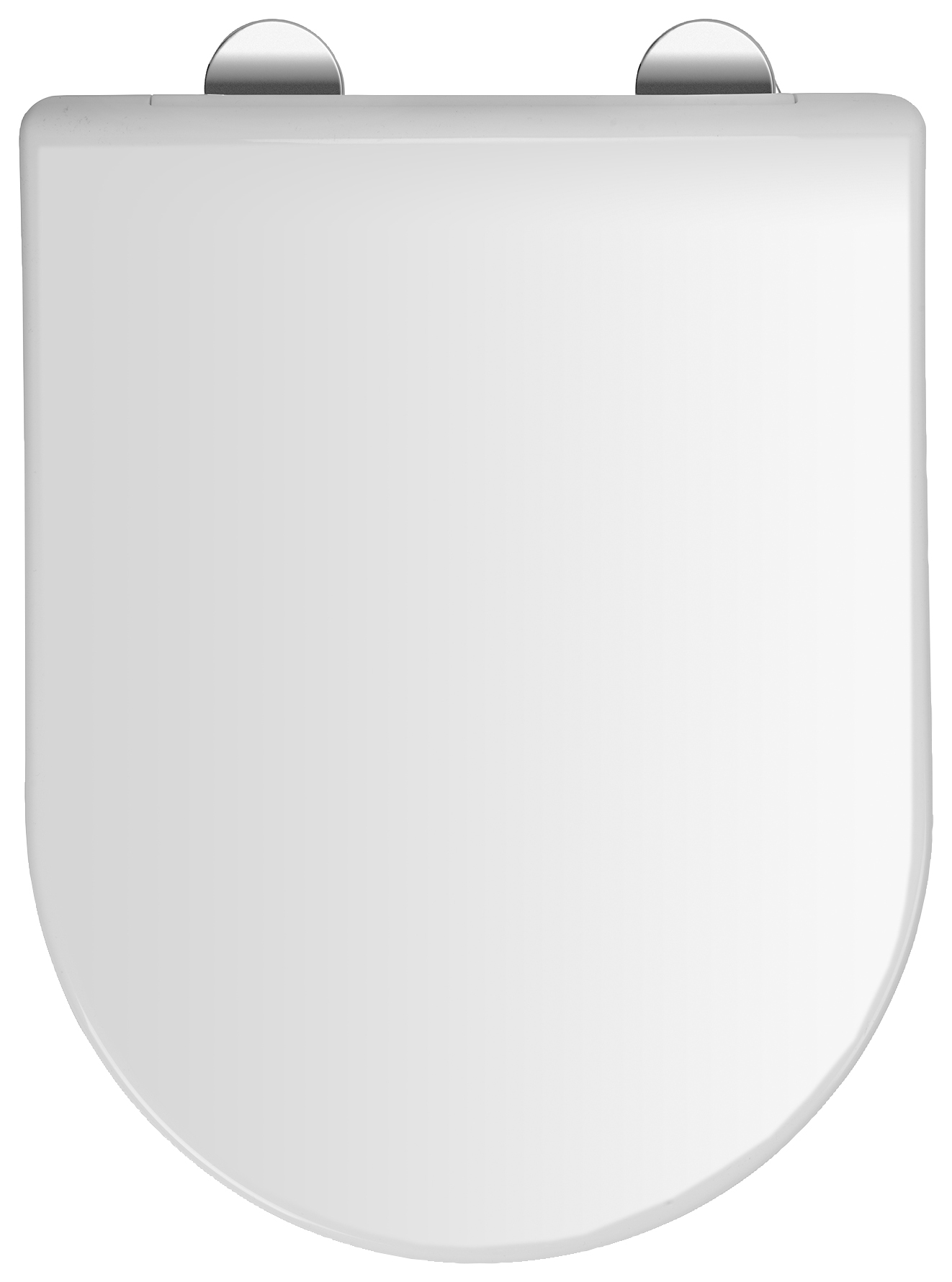 Image of Croydex Malo Flexi-Fix™ D-Shaped Soft Close Toilet Seat - White