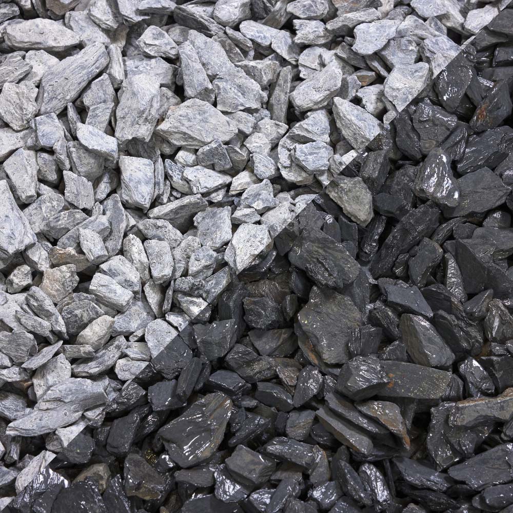 Image of Suburban 40mm Stone Blue Slate Chippings - Major Bag