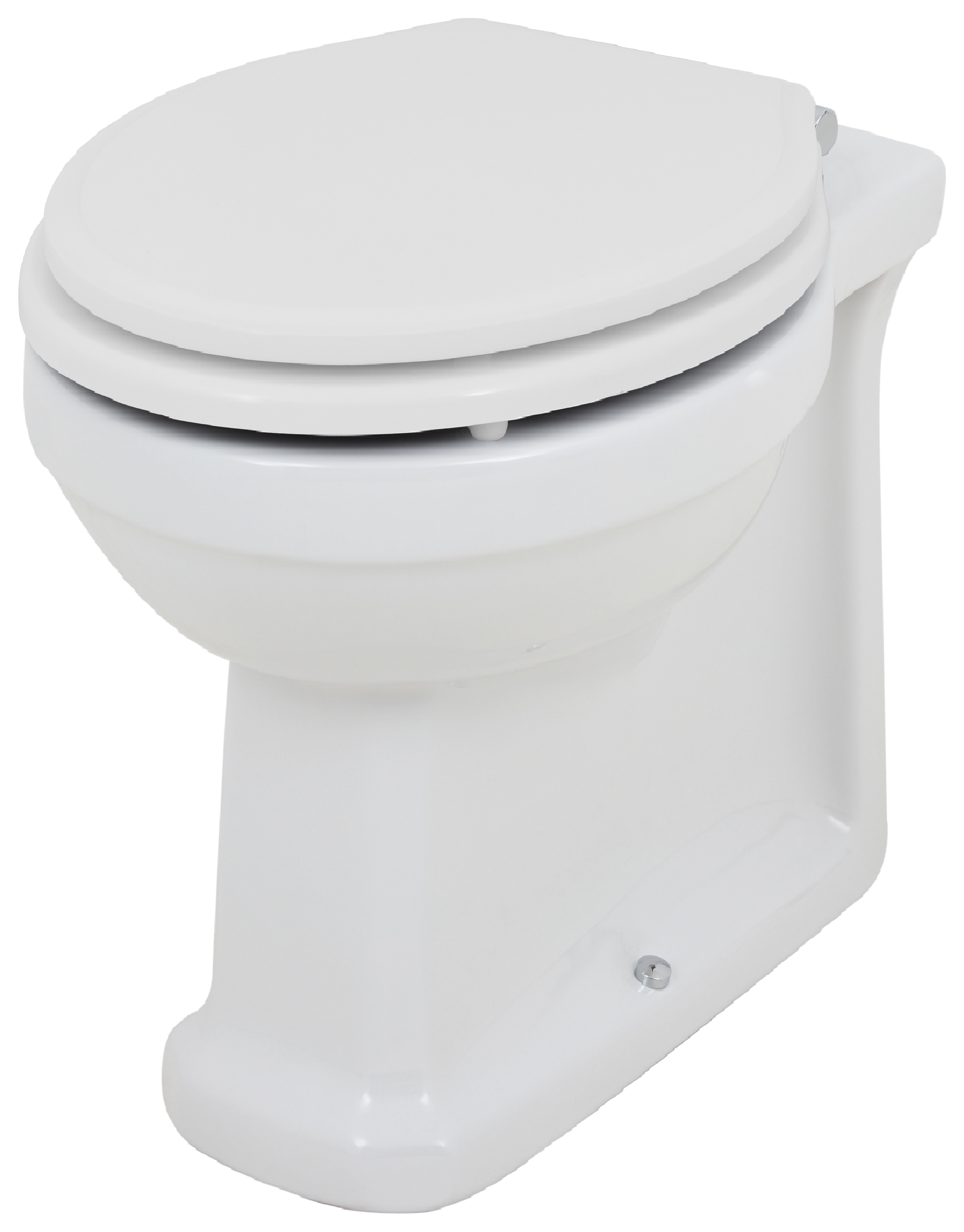 Wickes Oxford Traditional Back to Wall Comfort Height Furniture Pan& White Soft Close Seat