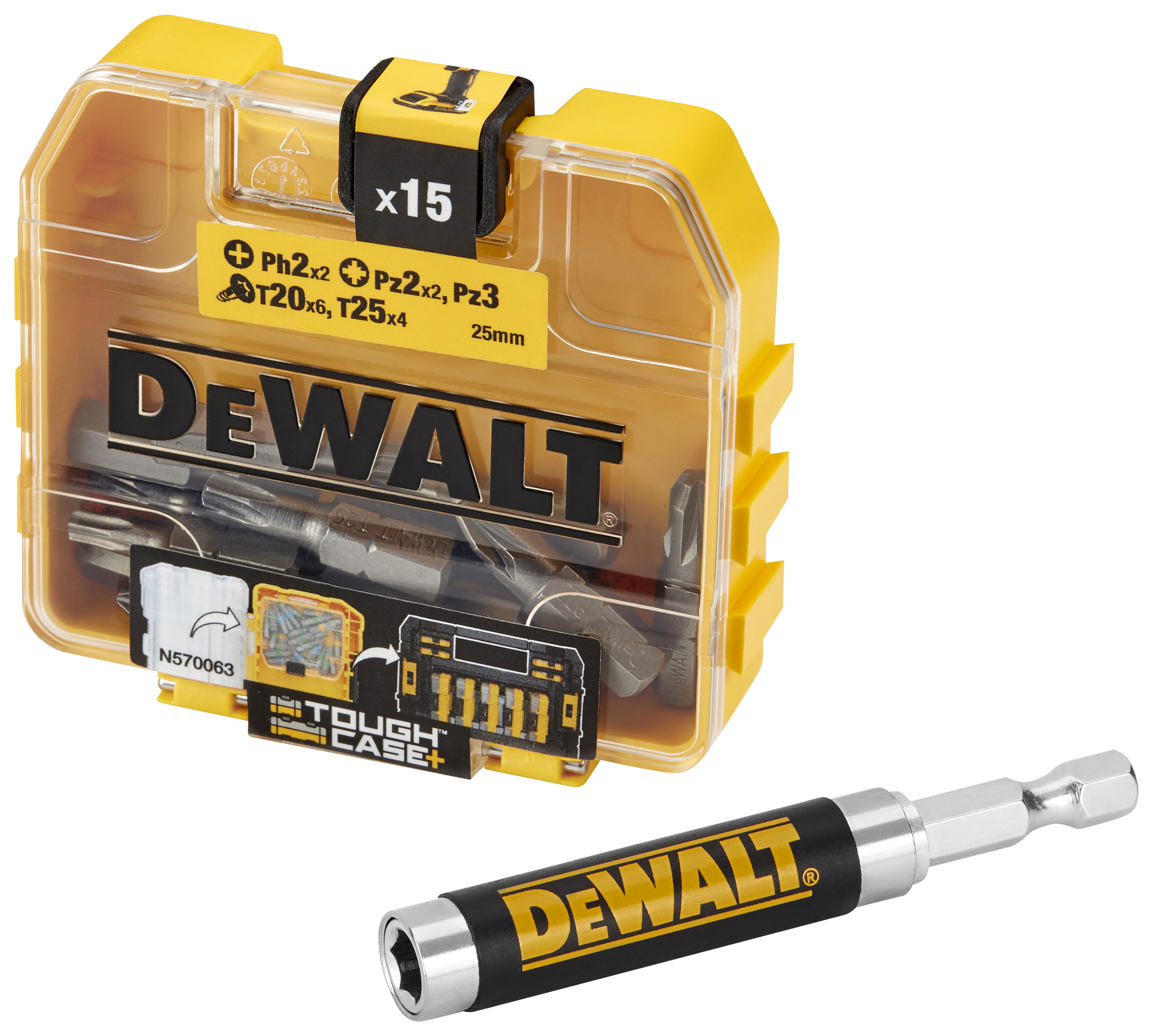 Image of DEWALT DT71573-QZ 16 Piece Screwdriver Bit Set